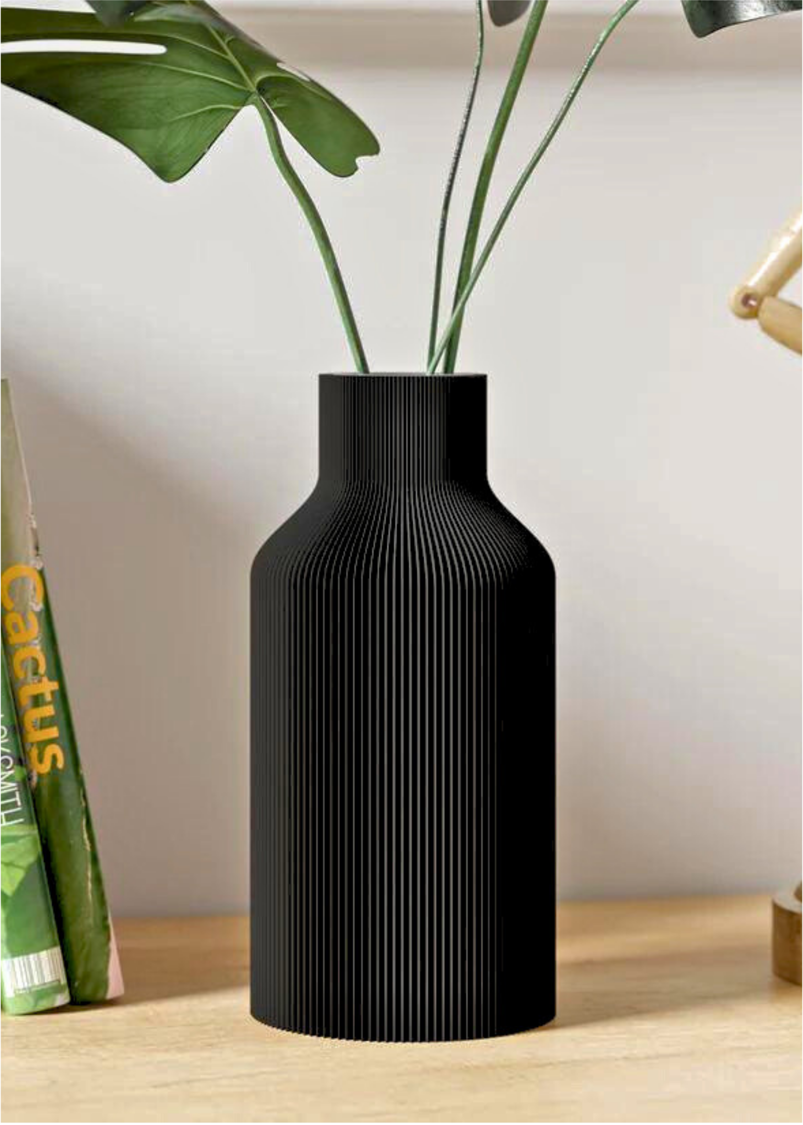 BOTTLE VASE | BLACK