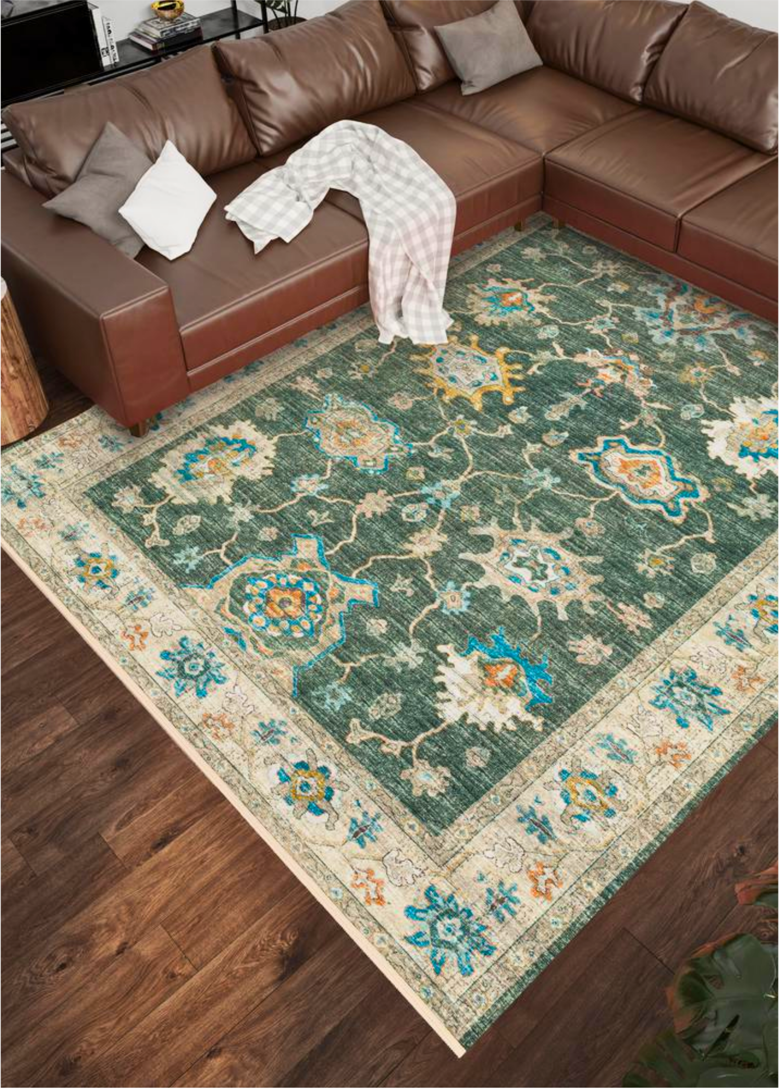 FORAGE RUG | GREEN