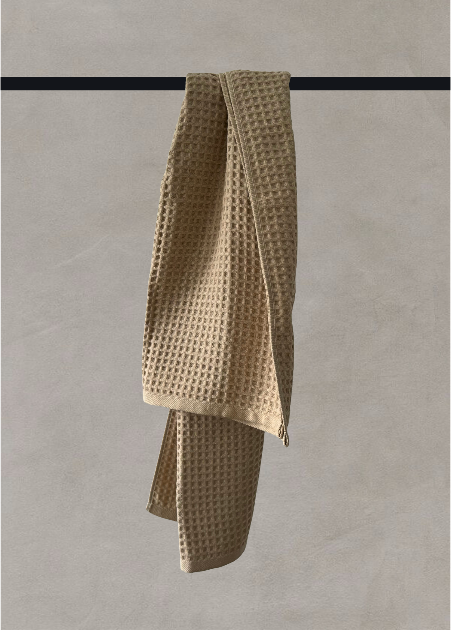 RETE BATH TOWEL | DEEP TAUPE