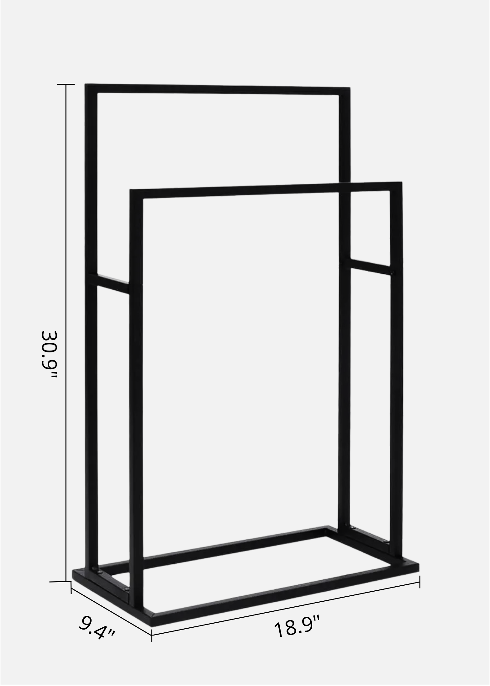 TOWEL RACK | BLACK