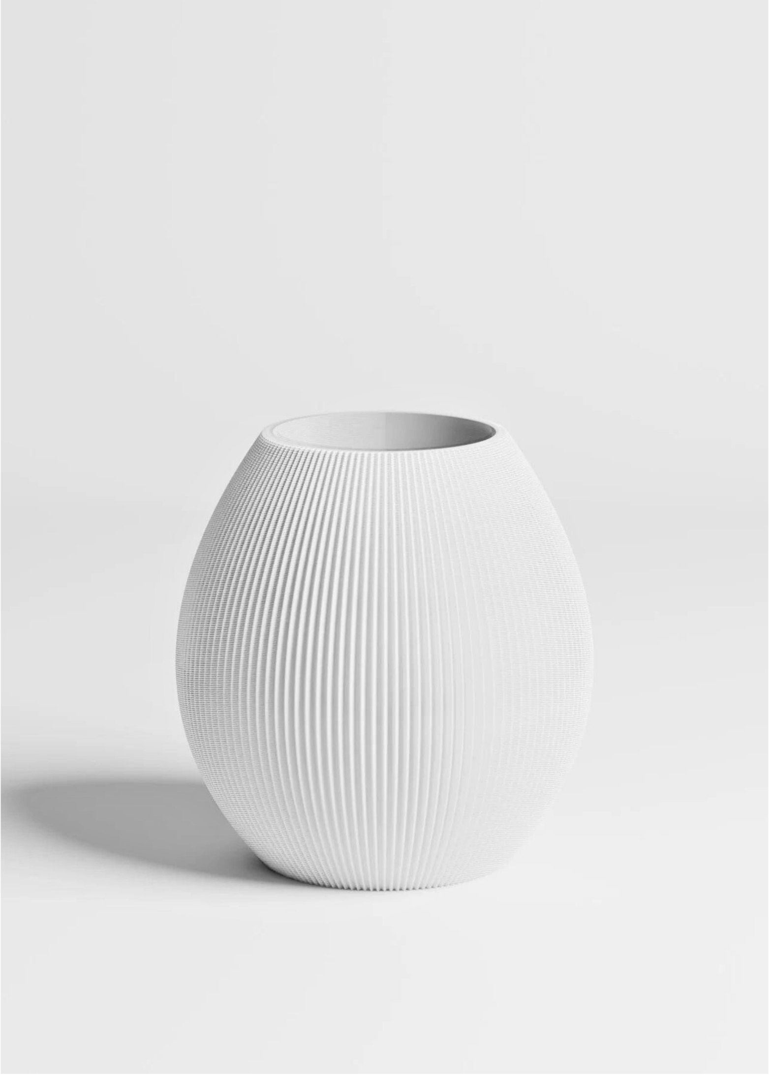 ROUND VASE | WHITE