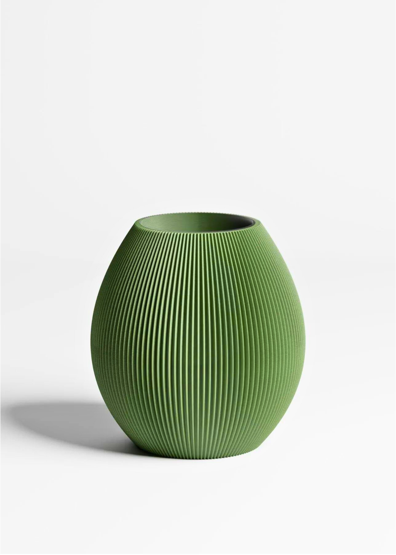 ROUND VASE | OLIVE