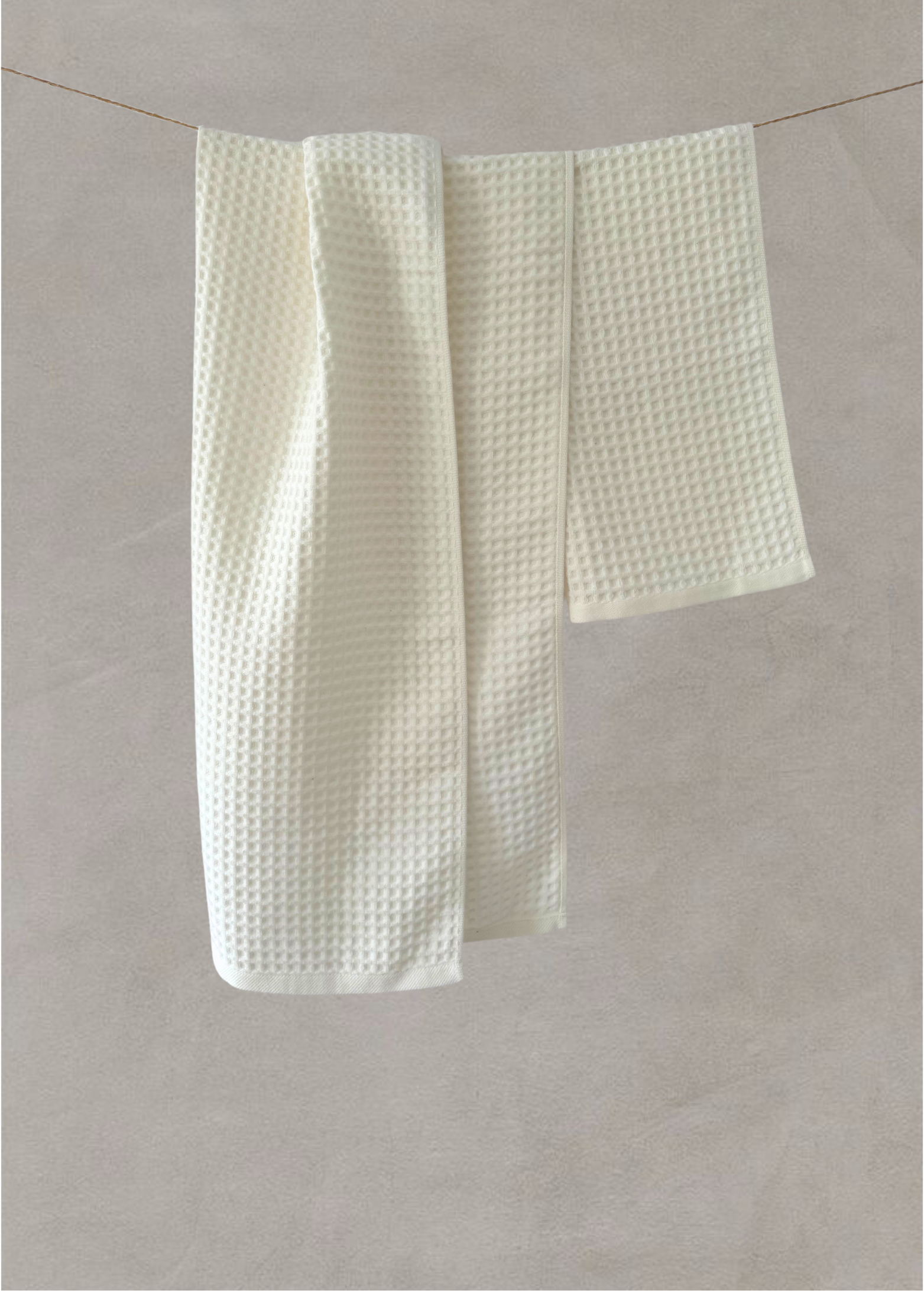 RETE TOWEL SET | WHITE