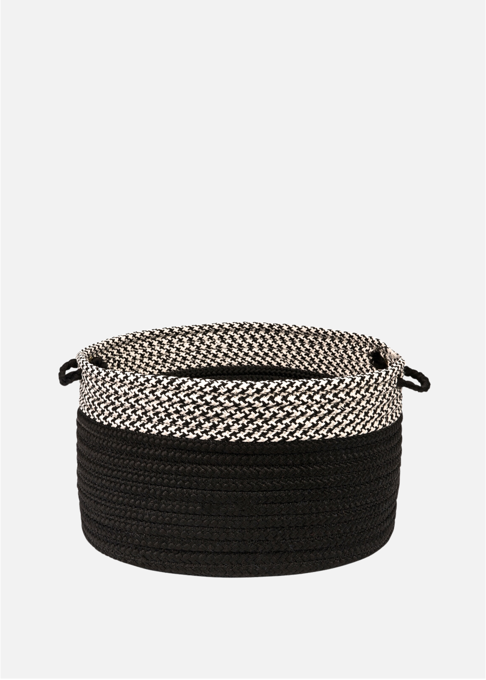 HOUNDSTOOTH STORAGE BASKET