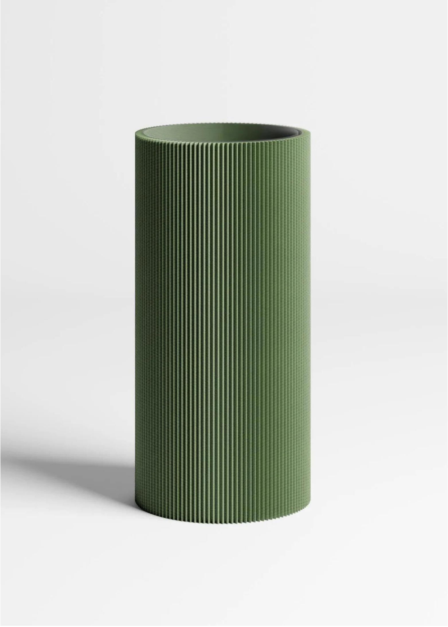 STRAIGHT VASE | OLIVE